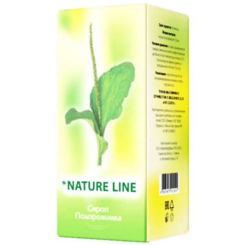 NATURE LINE/НАТУР ЛАЙН ПОДОРОЖНИКА СИРОП 150 МЛ №1