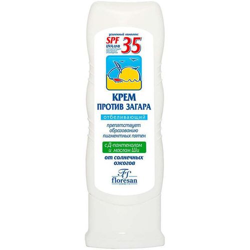 ФЛОРЕСАН СОЛН СЕРИЯ КРЕМ ПРОТИВ ЗАГАРА ОТБЕЛ SPF35 (Ф-100) КОСМЕТИЧЕСКИЙ КРЕМ 125 МЛ №1