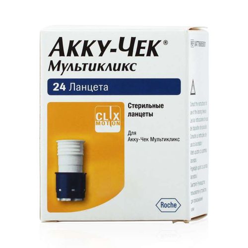 ACCU-CHEK MULTICLIX ЛАНЦЕТЫ ЛАНЦЕТЫ №24