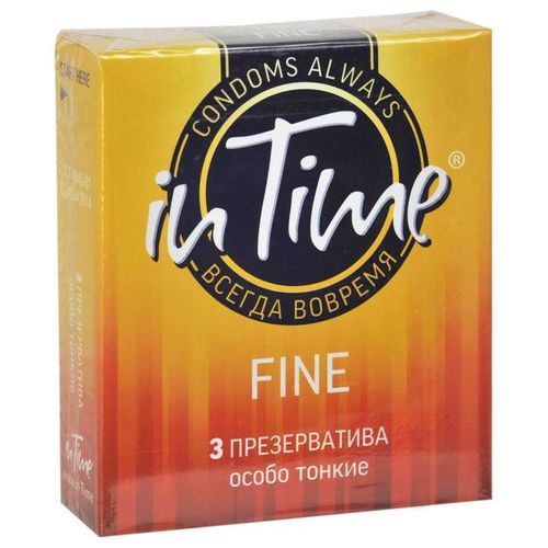 IN TIME FINE ПРЕЗЕРВАТИВЫ ОСОБО ТОНКИЕ ПРЕЗЕРВАТИВ    №3