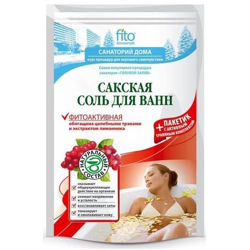 САНАТОРИЙ ДОМА СОЛЬ ДЛЯ ВАНН САКСКАЯ ФИТОАКТИВНАЯ СОЛЬ ДЛЯ ВАННЫ 500 Г №1