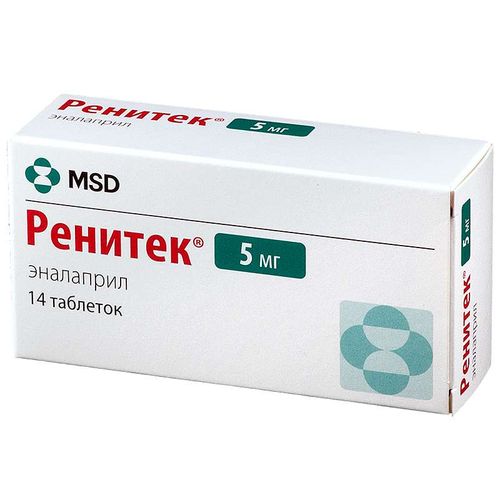 РЕНИТЕК ТАБЛЕТКИ 5 МГ №14