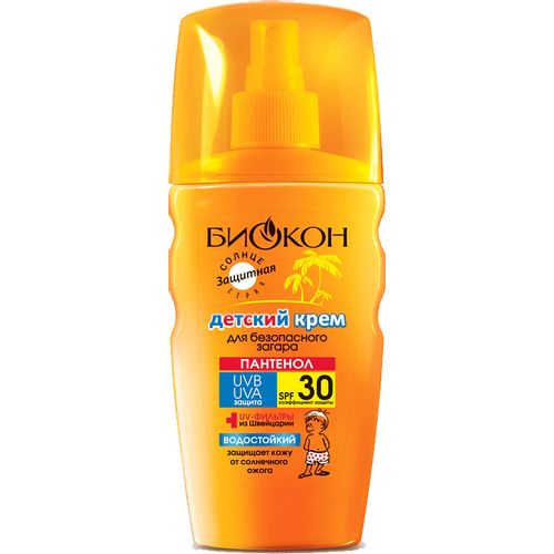 БИОКОН СПРЕЙ Д/ДЕТ SPF 30 КОСМЕТИЧЕСКИЙ СПРЕЙ 160 МЛ №1