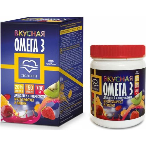 ОМЕГА-3 СО ВКУСОМ ВИШНИ КАПСУЛЫ ЖЕВАТЕЛЬНЫЕ №150