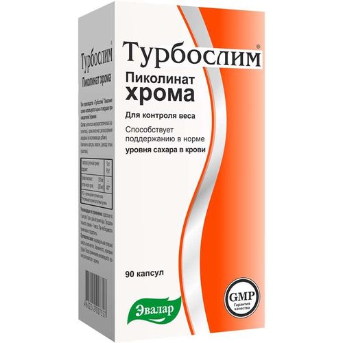 ЭВАЛАР ТУРБОСЛИМ ПИКОЛИНАТ ХРОМА КАПСУЛЫ  0,15 Г №90