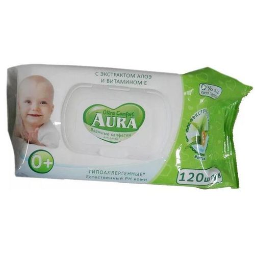 АУРА САЛФЕТКИ ВЛАЖ ДЕТ ULTRA COMFORT САЛФЕТКИ ВЛАЖНЫЕ ДЕТСКИЕ   №120