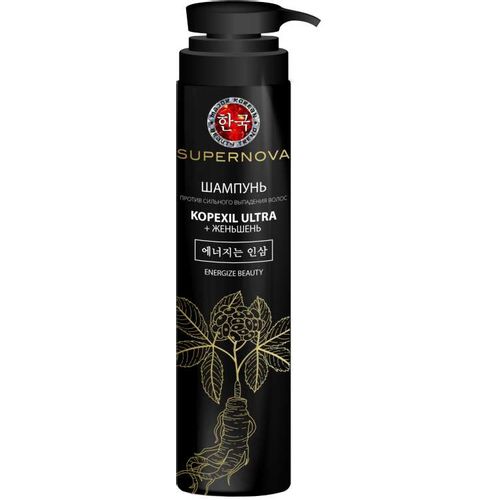 SUPERNOVA KOREXIL ULTRA+ ЖЕНЬШЕНЬ ШАМПУНЬ П/СИЛЬНОГО ВЫПАДЕНИЯ ШАМПУНЬ ДЛЯ ВОЛОС 350 МЛ №1