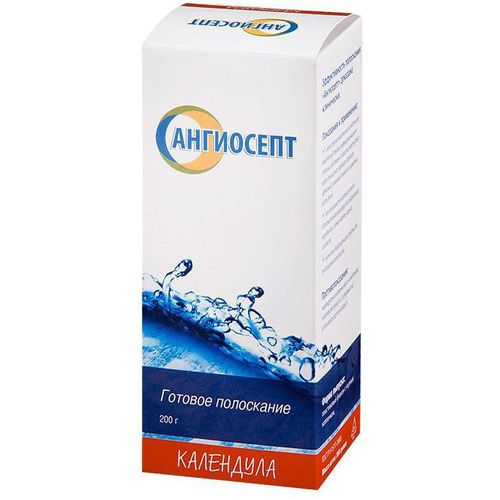АНГИОСЕПТ ОПОЛАСКИВАТЕЛЬ ДЛЯ ПОЛОСТИ РТА С КАЛЕНДУЛОЙ ОПОЛАСКИВАТЕЛЬ ДЛЯ ПОЛОСТИ РТА 200 МЛ №1