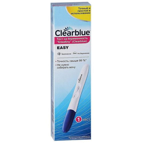 CLEARBLUE EASY ТЕСТ НА БЕРЕМЕННОСТЬ ПРОСТОЕ СЧИТЫВАНИЕ ТЕСТ НА БЕРЕМЕННОСТЬ №1