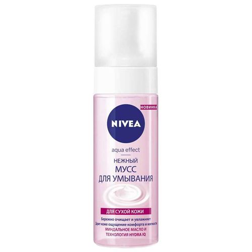 NIVEA МУСС Д/УМЫВАНИЯ НЕЖНЫЙ Д/СУХОЙ И ЧУВСТВИТЕЛЬНОЙ КОЖИ КОСМЕТИЧЕСКИЙ МУСС 150 МЛ №1