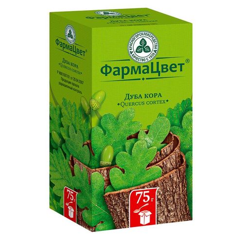 ДУБА КОРА ЛЕКАРСТВЕННОЕ РАСТИТЕЛЬНОЕ СЫРЬЕ  75 Г №1
