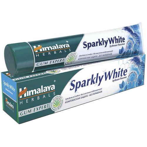 HIMALAYA HERBALS ЗУБНАЯ ПАСТА ОТБЕЛИВАЮЩАЯ SPARKLY WHITE ЗУБНАЯ ПАСТА ОТБЕЛИВАЮЩАЯ 75 МЛ №1