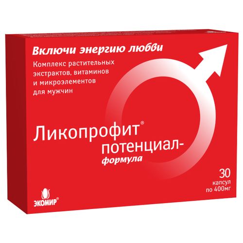 ЛИКОПРОФИТ ПОТЕНЦИАЛ-ФОРМУЛА КАПСУЛЫ  505 МГ №30