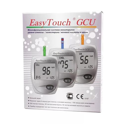 ГЛЮКОМЕТР/БИОХИМ АНАЛИЗАТОР EASY TOUCH GCU ГЛЮК/ХОЛЕСТ/МОЧЕВ КИСЛОТА ГЛЮКОМЕТР №1