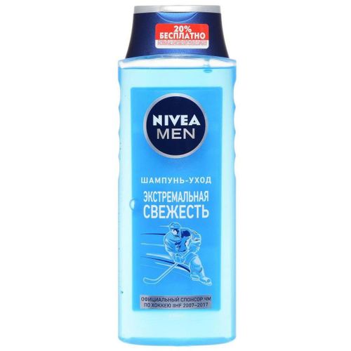 NIVEA MEN ЭКСТРЕМАЛЬНАЯ СВЕЖЕСТЬ ШАМПУНЬ-УХОД ШАМПУНЬ 400 МЛ №1