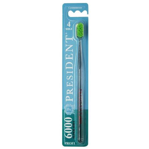 PRESIDENT ЗУБН ЩЕТКА PROFI 6000 СУПЕРМЯГКАЯ ЗУБНАЯ ЩЕТКА   №1