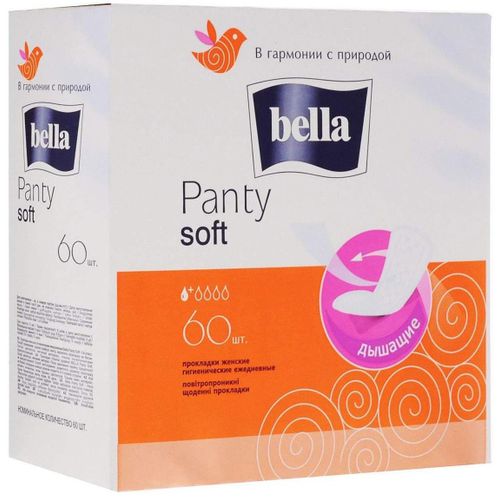 BELLA PANTY ПРОКЛАДКИ ЕЖЕДНЕВНЫЕ SOFT ПРОКЛАДКИ ЖЕНСКИЕ ГИГИЕНИЧЕСКИЕ ЕЖЕДНЕВНЫЕ №60