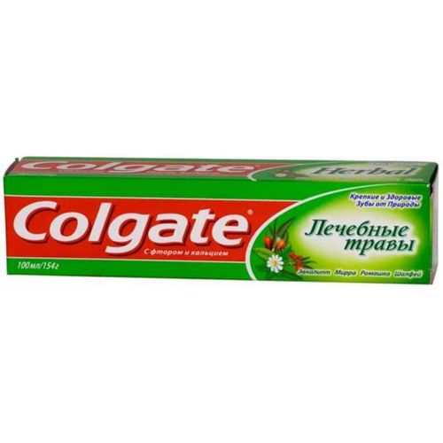 COLGATE ЗУБН ПАСТА ЛЕЧЕБНЫЕ ТРАВЫ ЗУБНАЯ ПАСТА КОМПЛЕКСНАЯ 100 МЛ №1