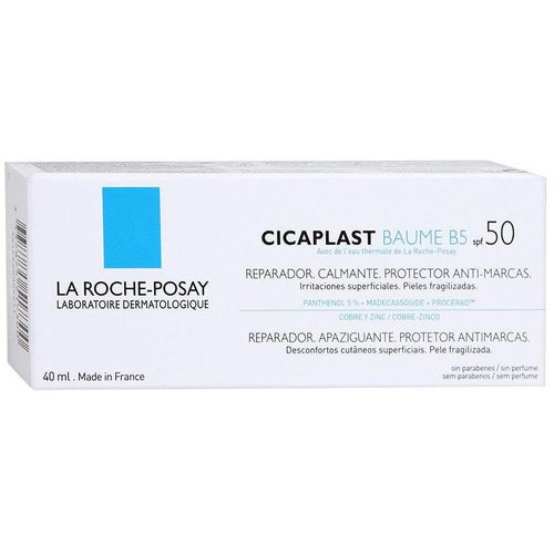 LA ROCHE-POSAY CICAPLAST B5 SPF50 БАЛЬЗАМ ВОССТАН ОТ ПИГМЕНТ ПЯТ КОСМЕТИЧЕСКИЙ БАЛЬЗАМ  40 МЛ №1