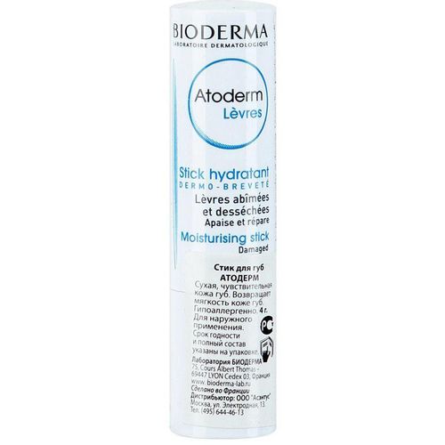 BIODERMA ATODERM СТИК Д/ГУБ КОСМЕТИЧЕСКИЙ БАЛЬЗАМ  4 Г №1