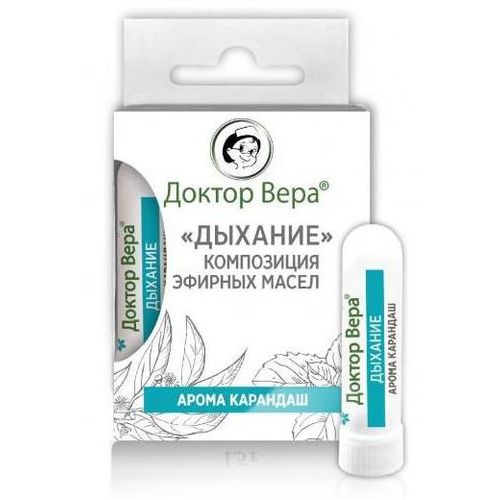 ДОКТОР ВЕРА ДЫХАНИЕ КАРАНДАШ Д/ИНГАЛЯЦИИ КАРАНДАШИ ДЛЯ ИНГАЛЯЦИЙ 1,5 Г №1