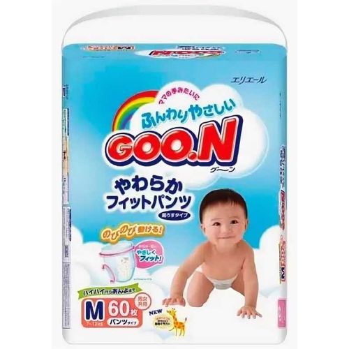 GOON ПОДГУЗНИКИ-ТРУСИКИ M (7-12КГ) ПОДГУЗНИКИ ДЕТСКИЕ MAXI №60