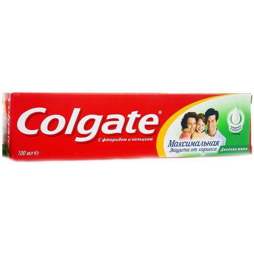 COLGATE ЗУБН ПАСТА МАКС ЗАЩИТА ОТ КАРИЕСА ДВОЙНАЯ МЯТА ЗУБНАЯ ПАСТА ПРОФИЛАКТИКА КАРИЕСА 100 МЛ №1