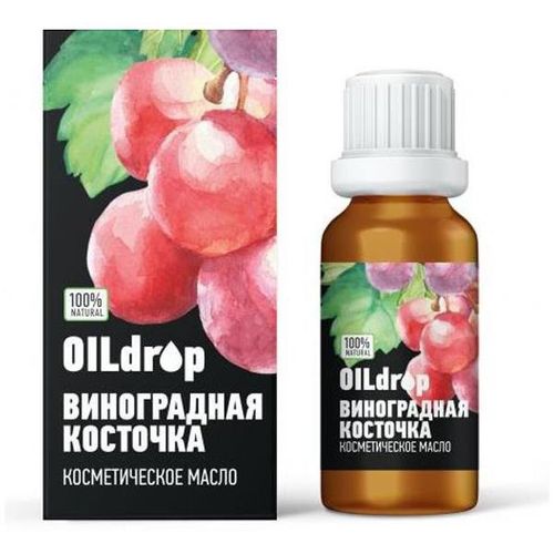 OILDROP МАСЛО КОСМЕТИЧЕСКОЕ ВИНОГРАДНАЯ КОСТОЧКА КОСМЕТИЧЕСКОЕ МАСЛО  30 МЛ №1