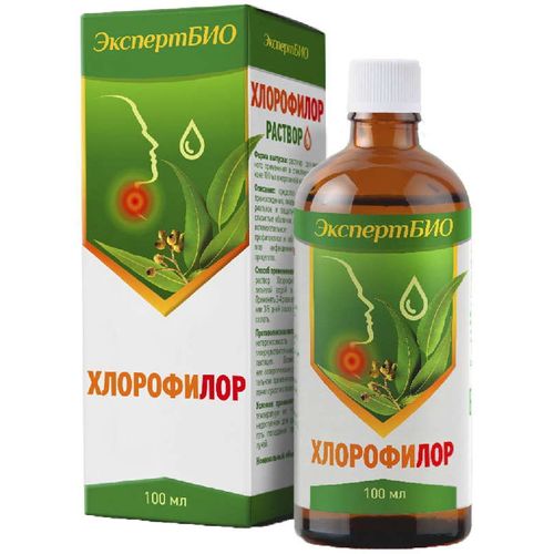 ЭКСПЕРТ БИО ХЛОРОФИЛОР РАСТВОР ДЛЯ ПОЛОСТИ РТА 100 МЛ №1
