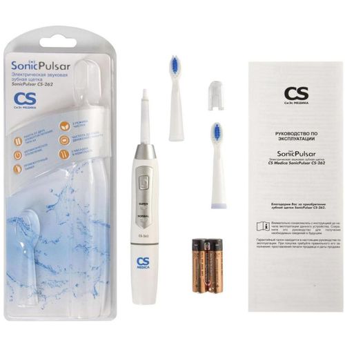CS MEDICA ЗУБН ЩЕТКА SONICPULSAR CS-262 ЭЛЕКТ.ЗВУКОВАЯ ЗУБНАЯ ЩЕТКА ЭЛЕКТРИЧЕСКАЯ   №1