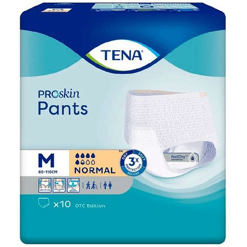 TENA PANTS NORMAL ПОДГУЗНИКИ-ТРУСЫ Д/ВЗР M ПОДГУЗНИКИ-ТРУСЫ УРОЛОГИЧЕСКИЕ   №10