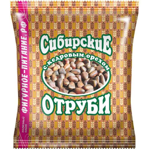 ОТРУБИ СИБИРСКИЕ С КЕДРОВЫМ ОРЕХОМ ПОРОШОК  200 Г №1
