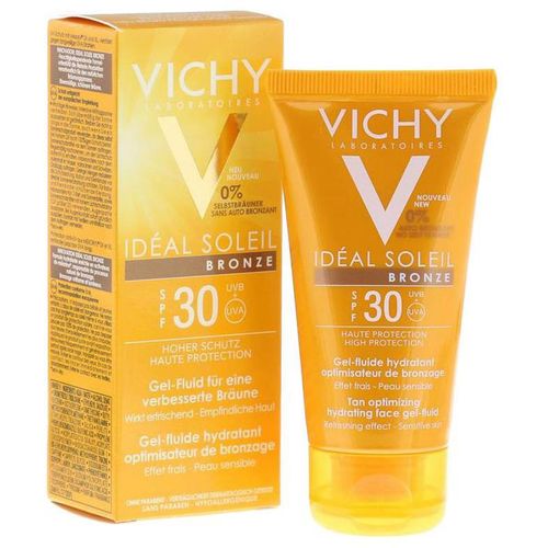 VICHY CAPITAL IDEAL SOLEIL ФЛЮИД-ГЕЛЬ Д/ЛИЦА УВЛАЖ АКТИВАТОР ЗАГАРА SPF30 КОСМЕТИЧЕСКИЙ ФЛЮИД 50 МЛ №1