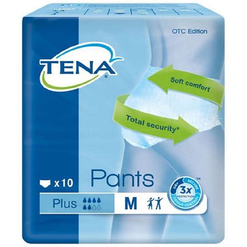 TENA PANTS PLUS ПОДГУЗНИКИ-ТРУСЫ Д/ВЗР M ПОДГУЗНИКИ-ТРУСЫ УРОЛОГИЧЕСКИЕ   №10