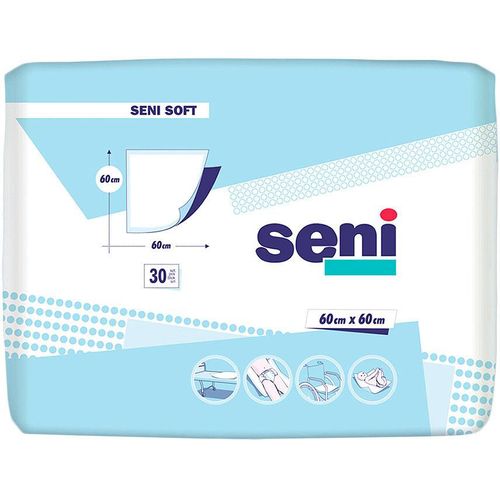 SENI SOFT ПЕЛЕНКИ ВПИТЫВАЮЩИЕ 60Х60 СМ ПЕЛЕНКИ ВПИТЫВАЮЩИЕ ВЗРОСЛЫЕ   №30