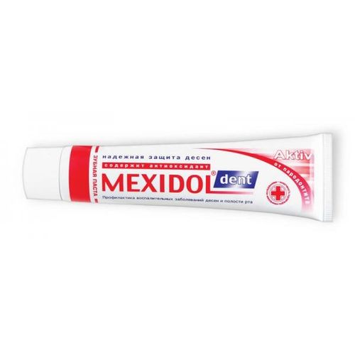 MEXIDOL DENT AKTIV ЗУБН ПАСТА ЗУБНАЯ ПАСТА ДЛЯ ЗАЩИТЫ ДЕСЕН 100 Г №1