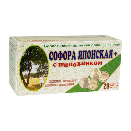 СОФОРА ЯПОНСКАЯ ШИПОВНИК ЧАЙ  1,5 Г №20