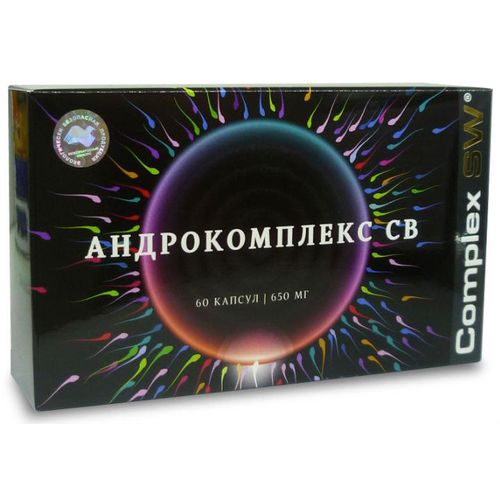 АНДРОКОМПЛЕКС СВ КАПСУЛЫ 650 МГ №60
