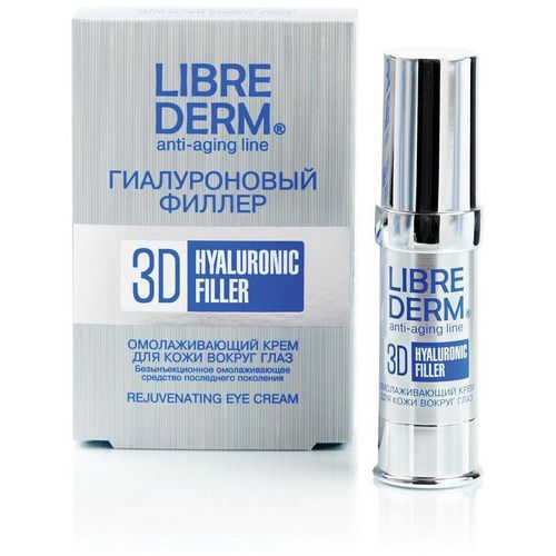 LIBREDERM ГИАЛУРОНОВЫЙ 3D ФИЛЛЕР КРЕМ Д/КОЖИ ВОКРУГ ГЛАЗ ОМОЛАЖИВАЮЩИЙ КОСМЕТИЧЕСКИЙ КРЕМ 15 МЛ №1