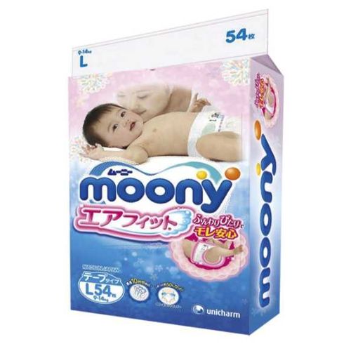 MOONY ПОДГУЗНИКИ L (9-14КГ) ПОДГУЗНИКИ ДЕТСКИЕ №54