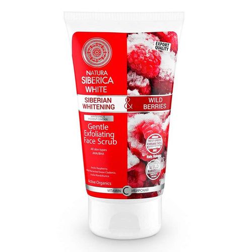 NATURA SIBERICA WHITE СКРАБ-ЭКСФОЛИАНТ ДЛЯ ЛИЦА МЯГКИЙ ОТБЕЛИВАЮЩИЙ КОСМЕТИЧЕСКИЙ СКРАБ 150 МЛ №1