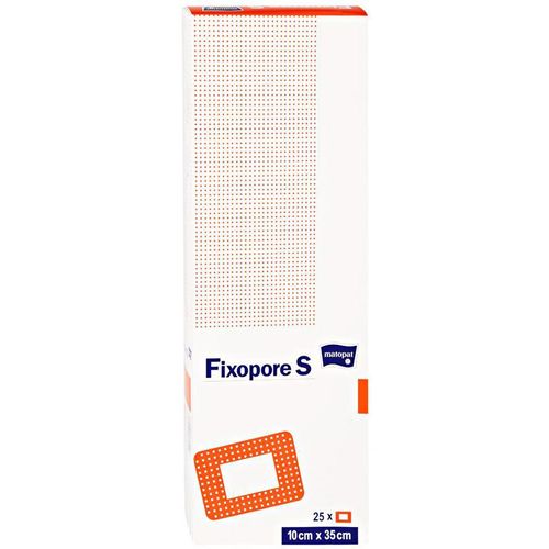 MATOPAT FIXOPORE S ПОВЯЗКА ПОСЛЕОПЕРАЦИОННАЯ НЕТКАНАЯ 10 СМ X 35 СМ ПОВЯЗКИ ПЛАСТЫРНОГО ТИПА   №25