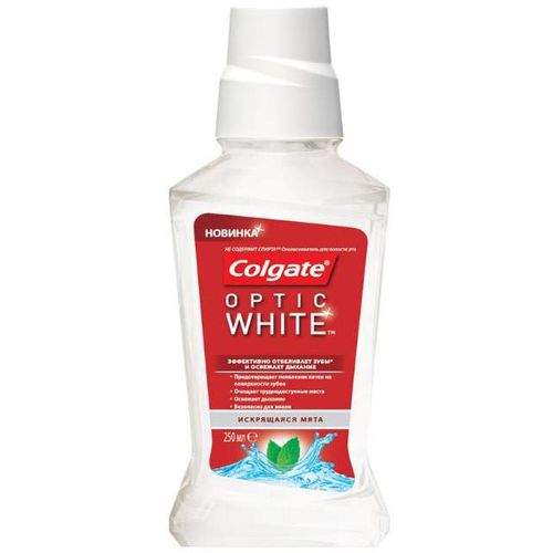 COLGATE ОПОЛАСК Д/ПОЛОСТИ РТА OPTIC WHITE ОПОЛАСКИВАТЕЛЬ ДЛЯ ПОЛОСТИ РТА 250 МЛ №1
