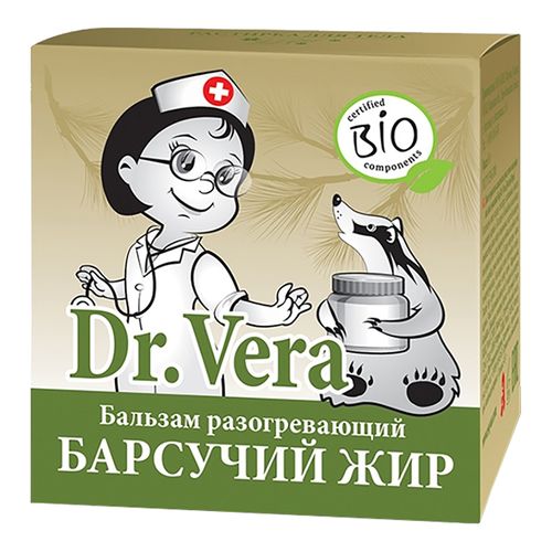 ДОКТОР ВЕРА БАЛЬЗАМ БАРСУЧИЙ ЖИР РАЗОГРЕВАЮЩИЙ КОСМЕТИЧЕСКИЙ БАЛЬЗАМ 45 Г №1