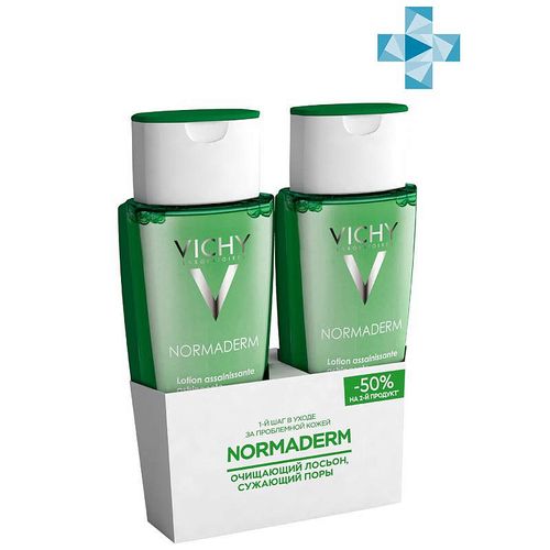 VICHY NORMADERM ЛОСЬОНД/ЛИЦА ОЧИЩАЮЩ СУЖАЮЩ ПОРЫ ЧУВСТ/ПРОБЛЕМ КОЖА КОСМЕТИЧЕСКИЙ ЛОСЬОН  200 МЛ №2