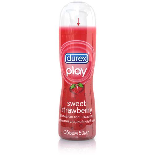 DUREX ГЕЛЬ-СМАЗКА PLAY SWEET STRAWBERRY С АРОМАТОМ КЛУБНИКИ ГЕЛЬ-ЛУБРИКАНТ 50 МЛ №1