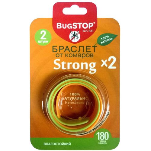 BUGSTOP БРАСЛЕТ ОТ КОМАРОВ СТРОНГ БРАСЛЕТ №2