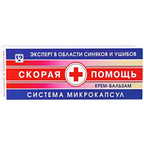 СКОРАЯ ПОМОЩЬ КРЕМ-БАЛЬЗАМ ОТ СИНЯКОВ/УШИБОВ МИКРОКАПСУЛЫ КОСМЕТИЧЕСКИЙ КРЕМ 75 МЛ №1