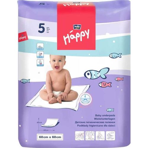 BELLA BABY HAPPY ПЕЛЕНКИ 60 СМX60 СМ ПЕЛЕНКИ ВПИТЫВАЮЩИЕ ДЕТСКИЕ №5