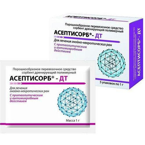 АСЕПТИСОРБ-ДК ПОРОШКОВЫЙ СОРБЕНТ ПОРОШОК ГРАНУЛИРОВАННЫЙ 1 Г №5